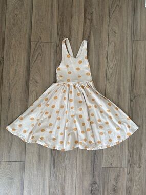 Alice + Ames blush dot pinafore size 8